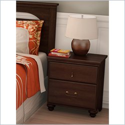 South Shore Dover Nightstand in Sumptuous Cherry Finish