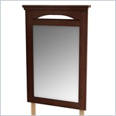 South Shore Dover Vertical Mirror in Sumptuous Cherry Finish
