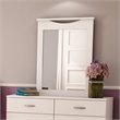 ADD TO YOUR SET: South Shore Maddox Vertical Mirror in Pure White Finish