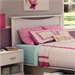 ADD TO YOUR SET: South Shore Maddox Full / Queen Panel Headboard in Pure White Finish