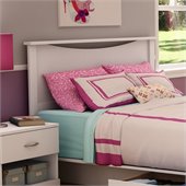 South Shore Maddox Full / Queen Panel Headboard in Pure White Finish