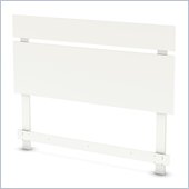 South Shore Affinato Full / Queen Panel Headboard in Pure White Finish