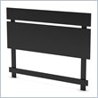 ADD TO YOUR SET: South Shore Affinato Full / Queen Panel Headboard in Solid Black Finish