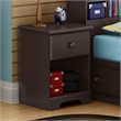 ADD TO YOUR SET: South Shore Summer Breeze Nightstand in Chocolate Finish