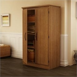South Shore Park 2 Door Storage Cabinet in Morgan Cherry Finish