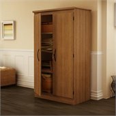 South Shore Park 2 Door Storage Cabinet in Morgan Cherry Finish