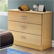 ADD TO YOUR SET: South Shore Libra Kids 3 Drawer Chest in Natural Maple