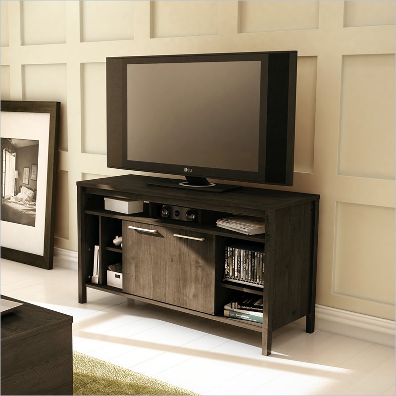 South Shore Spirit 49 TV Stand in Ebony