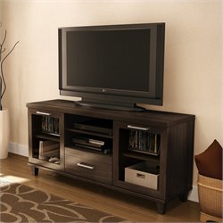 South Shore Aidan TV Stand in Matte Brown