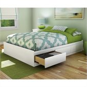 South Shore Full Storage Bed in Pure White