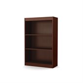 South Shore 3 Shelf Bookcase in Royal Cherry