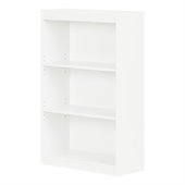 South Shore 3 Shelf Bookcase in Pure White