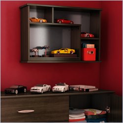 South Shore McLaren Wall Storage Unit in Mocha