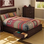 South Shore Nathan Full Mates Bed in Havana Finish