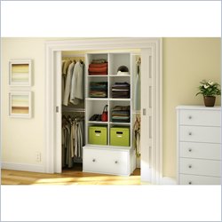South Shore Stor It 3 Piece Storage Unit in Pure White