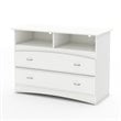 ADD TO YOUR SET: South Shore Imagine TV Stand / Storage Unit in Pure White
