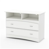 South Shore Imagine TV Stand / Storage Unit in Pure White
