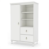 South Shore Moonlight Door Chest in Pure White