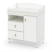 South Shore Moonlight Changing Table in Pure White