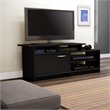 ADD TO YOUR SET: South Shore Maddox Collection TV Stand in Pure Black