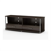South Shore City Life Contemporary TV Stand in Chocolate