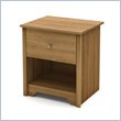 ADD TO YOUR SET: South Shore Breakwater Nightstand in Harvest Maple
