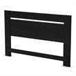 ADD TO YOUR SET: South Shore Flexible Full/Queen Headboard in Black Oak