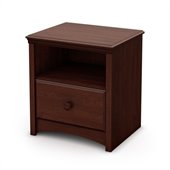 South Shore Sweet Morning Nightstand in Royal Cherry