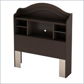 South Shore Handover Twin Bookcase Headboard Espresso