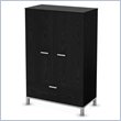 ADD TO YOUR SET: South Shore Flexible Door Chest in Black Oak