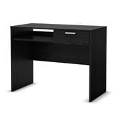 South Shore Flexible Work Desk in Black Oak