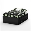 ADD TO YOUR SET: South Shore Back Bay Full Captains Bed in Pure Black