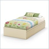 South Shore Hopedale Twin Storage Bed in Ivory