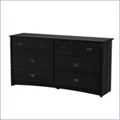 South Shore Tryon Dresser in Black Oak