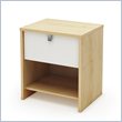 ADD TO YOUR SET: South Shore Cookie Nightstand in Champagne and White
