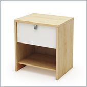 South Shore Cookie Nightstand in Champagne and White