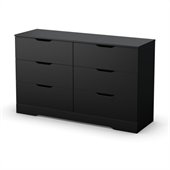 South Shore Trinity Dresser in in Pure Black