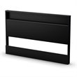 ADD TO YOUR SET: South Shore Trinity Full/Queen Headboard in Pure Black