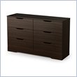 ADD TO YOUR SET: South Shore Trinity Dresser in Mocha