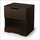 South Shore Trinity Nightstand in Mocha