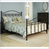 South Shore Versa Complete Queen Size Metal Bed (60'') in Bronze