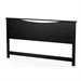 South Shore Step One King Panel Headboard in Black