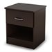 South Shore Libra Nightstand in Chocolate