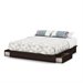 South Shore Step One King Platform Bed with Drawers in Chocolate