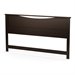 South Shore Step One King Panel Headboard in Espresso