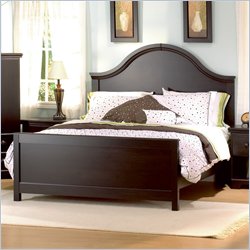 South Shore Mountain Lodge Queen Panel Bed in Ebony Finish