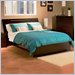South Shore Furniture Sereno Queen Low Profile Platform Bed in Sauvignon Finish
