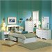 South Shore Newbury Kids Twin Captain's 3 Piece Bedroom Set in White Finish