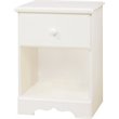 ADD TO YOUR SET: South Shore Summer Breeze Nightstand in White Wash Finish