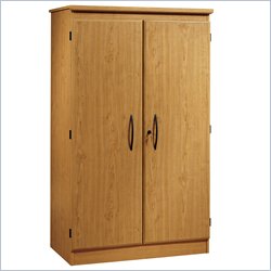 South Shore Honey Oak Park Wardrobe Armoire